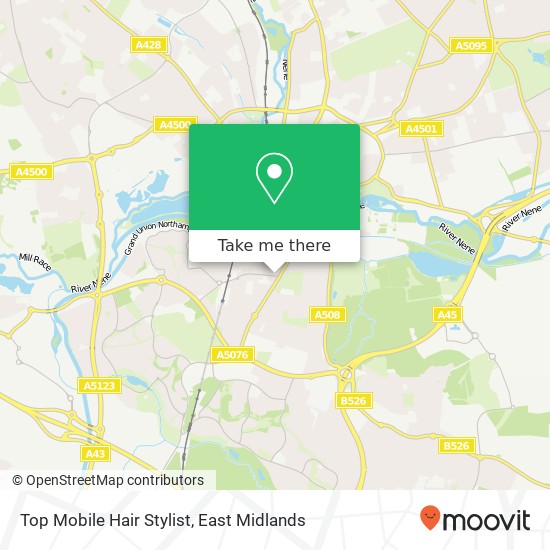 Top Mobile Hair Stylist map