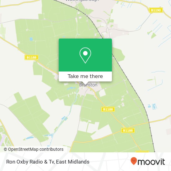Ron Oxby Radio & Tv map
