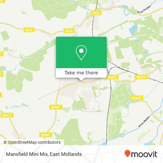 Mansfield Mini Mix map