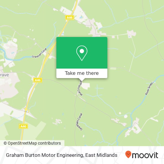 Graham Burton Motor Engineering map