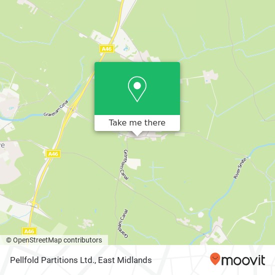 Pellfold Partitions Ltd. map
