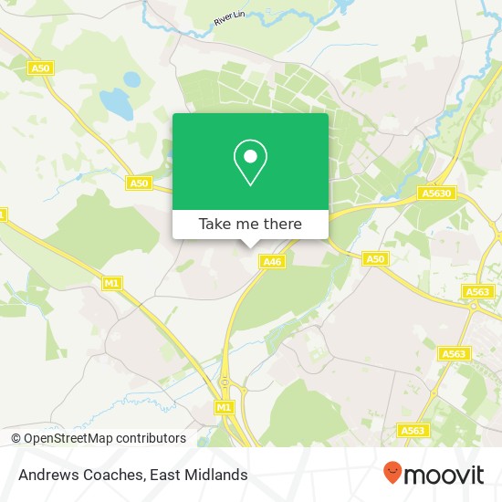 Andrews Coaches map