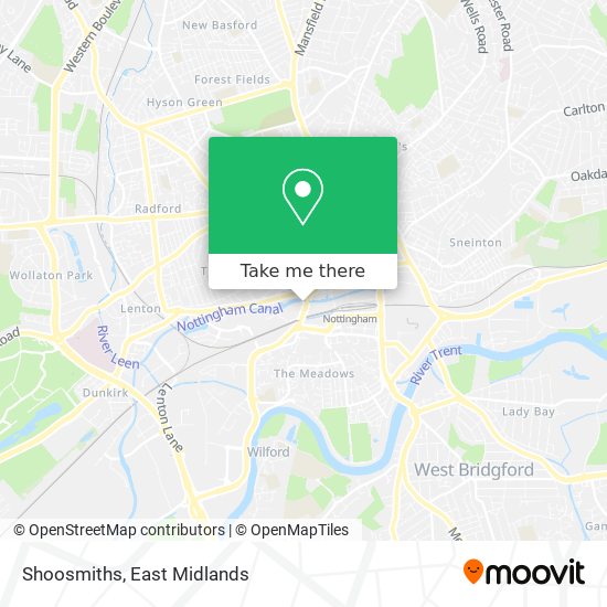 Shoosmiths map