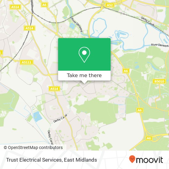 Trust Electrical Services map