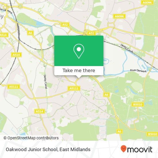 Oakwood Junior School map