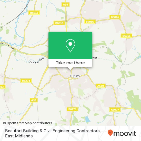Beaufort Building & Civil Engineering Contractors map