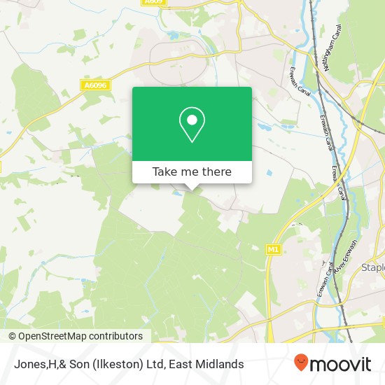 Jones,H,& Son (Ilkeston) Ltd map