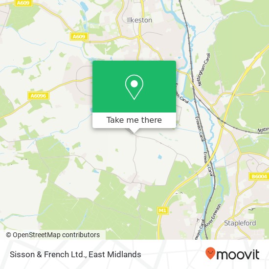Sisson & French Ltd. map
