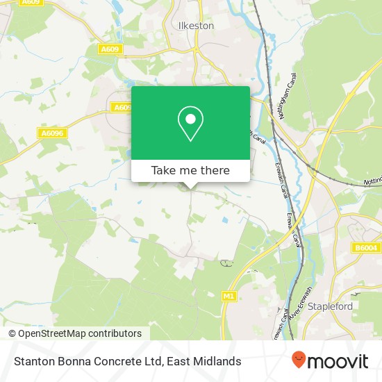 Stanton Bonna Concrete Ltd map