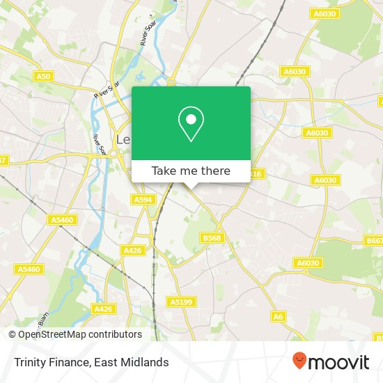 Trinity Finance map