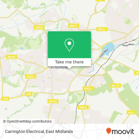 Carrington Electrical map
