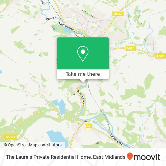 The Laurels Private Residential Home map
