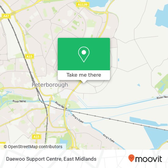 Daewoo Support Centre map