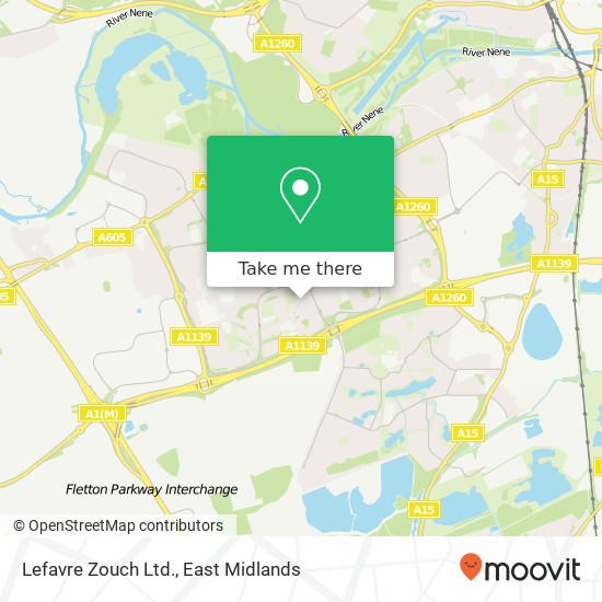 Lefavre Zouch Ltd. map