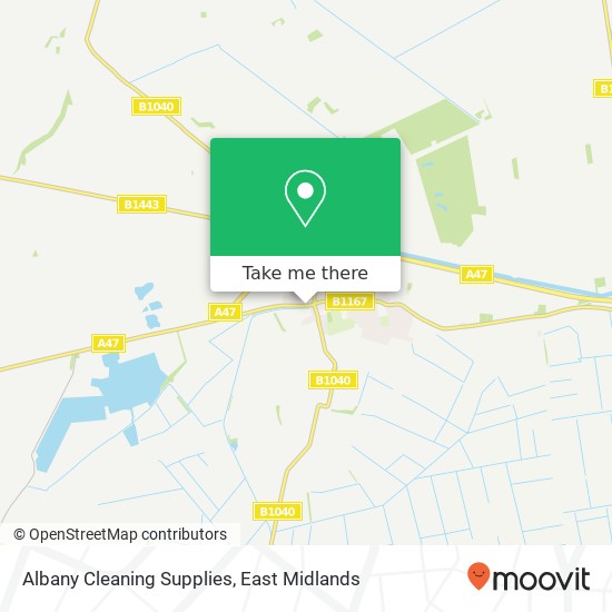 Albany Cleaning Supplies map