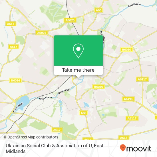 Ukrainian Social Club & Association of U map