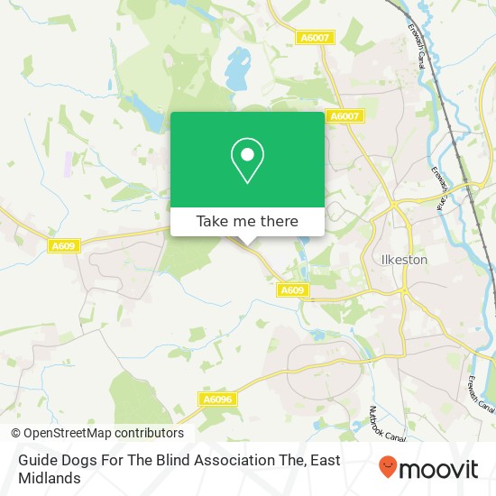 Guide Dogs For The Blind Association The map