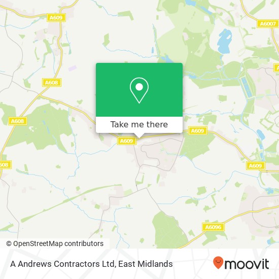 A Andrews Contractors Ltd map