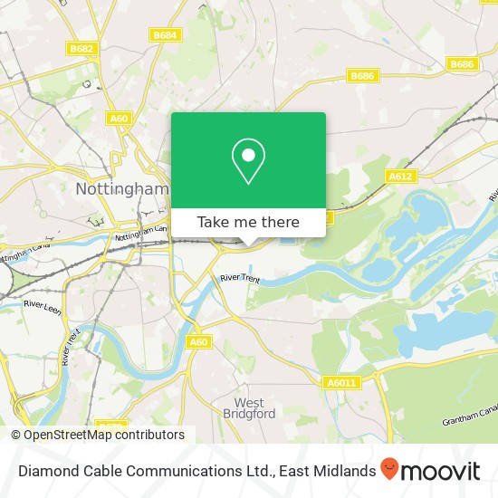 Diamond Cable Communications Ltd. map