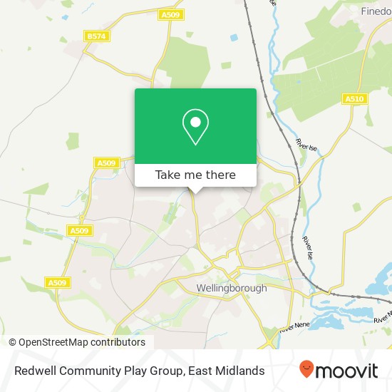 Redwell Community Play Group map