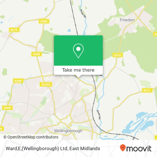 Ward,E,(Wellingborough) Ltd map