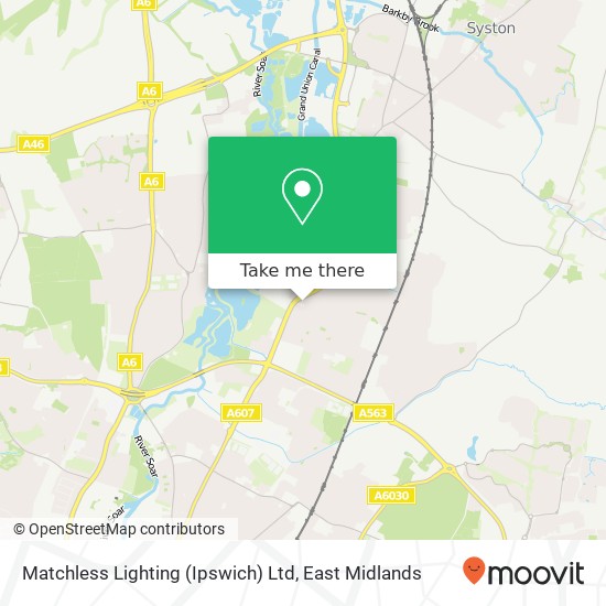 Matchless Lighting (Ipswich) Ltd map
