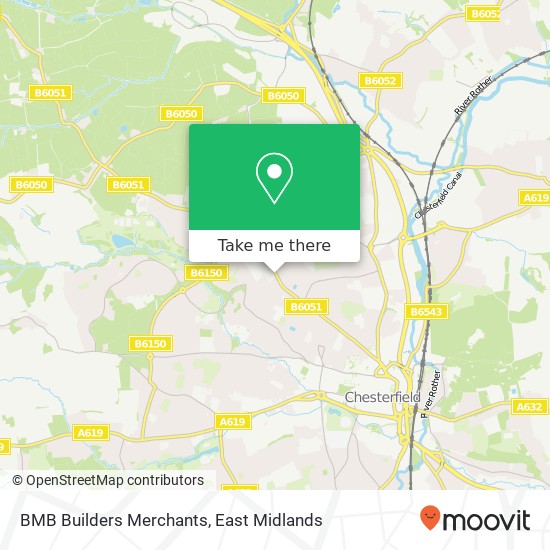 BMB Builders Merchants map