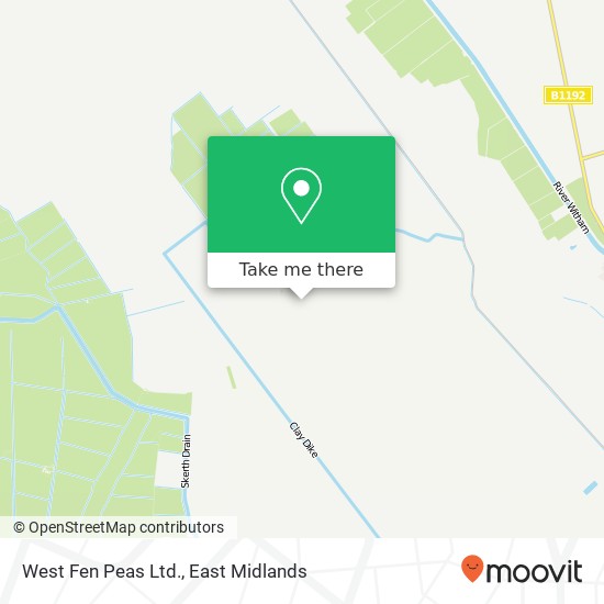 West Fen Peas Ltd. map