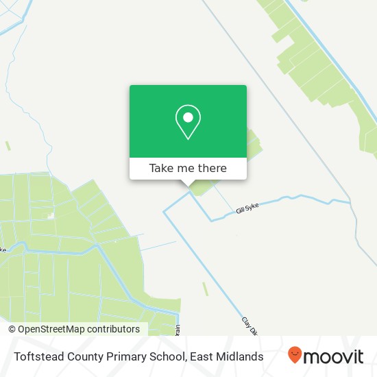 Toftstead County Primary School map