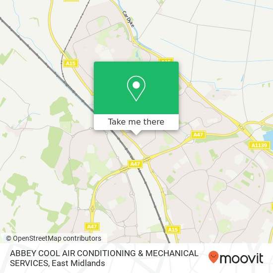 ABBEY COOL AIR CONDITIONING & MECHANICAL SERVICES map