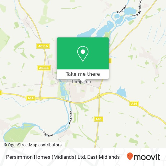 Persimmon Homes (Midlands) Ltd map