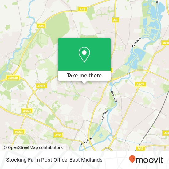 Stocking Farm Post Office map