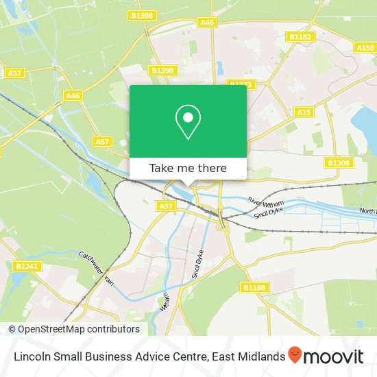 Lincoln Small Business Advice Centre map