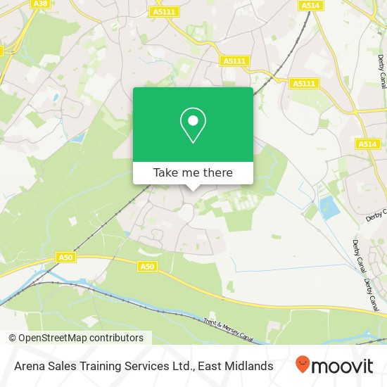 Arena Sales Training Services Ltd. map