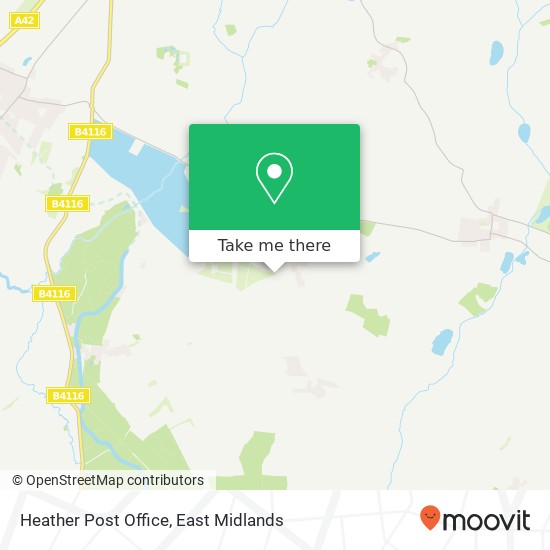 Heather Post Office map