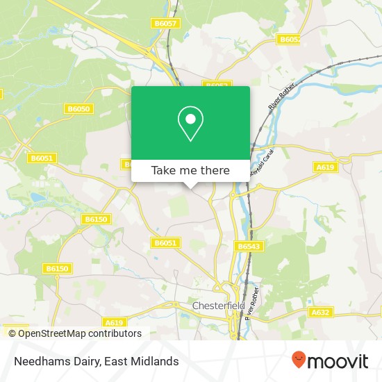 Needhams Dairy map