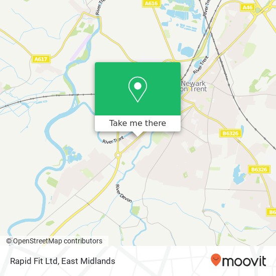 Rapid Fit Ltd map