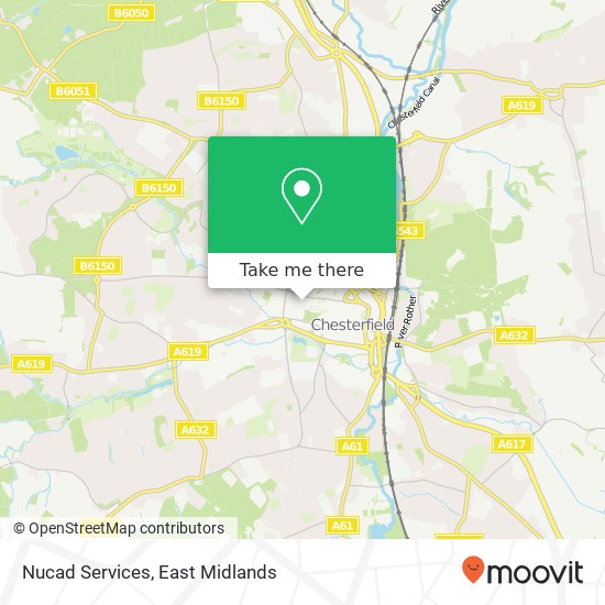 Nucad Services map