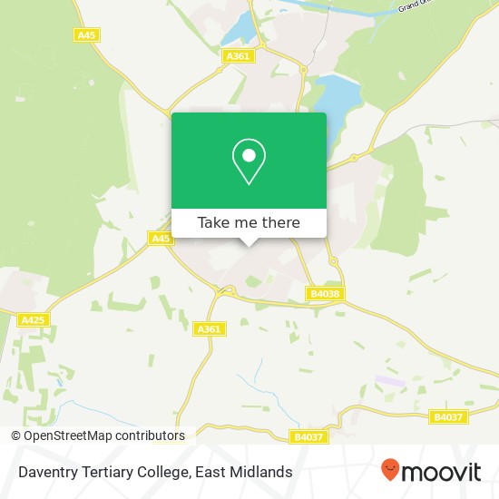 Daventry Tertiary College map