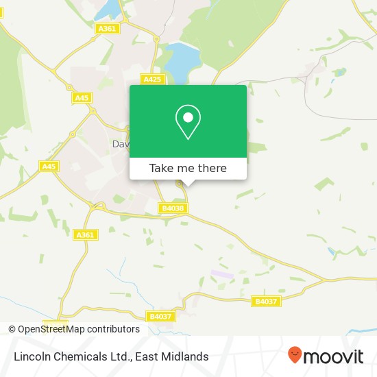 Lincoln Chemicals Ltd. map