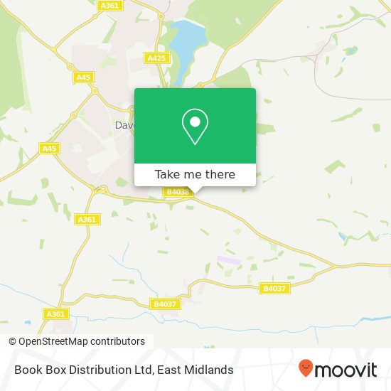 Book Box Distribution Ltd map