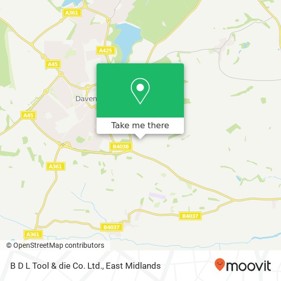 B D L Tool & die Co. Ltd. map