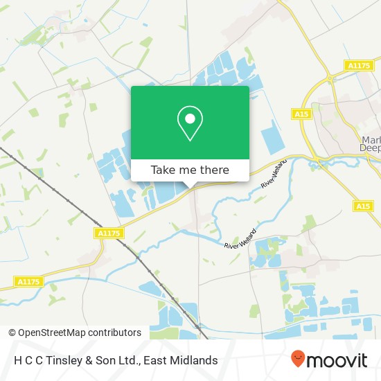 H C C Tinsley & Son Ltd. map