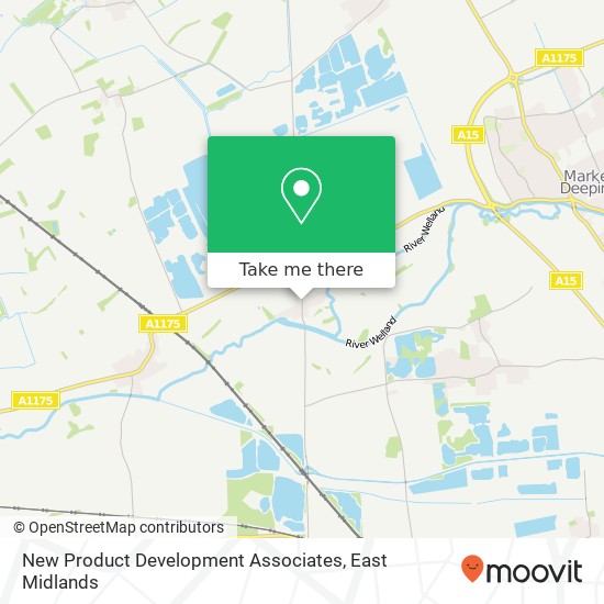 New Product Development Associates map