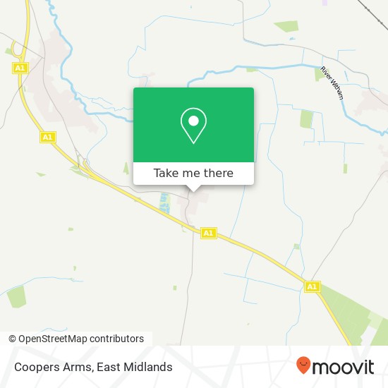 Coopers Arms map