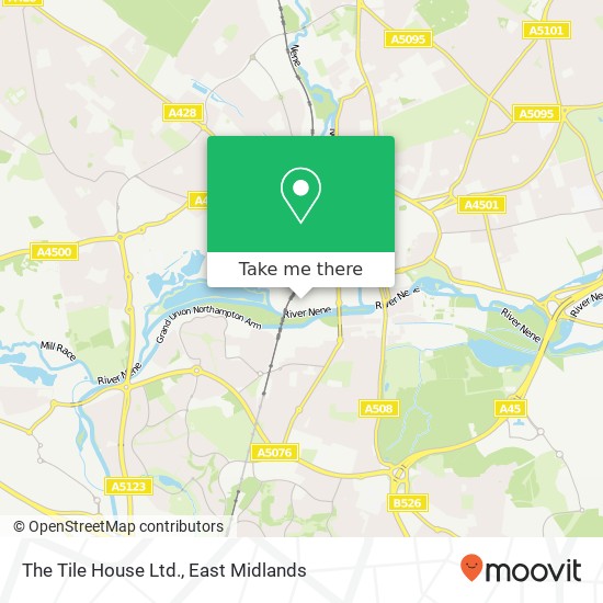 The Tile House Ltd. map