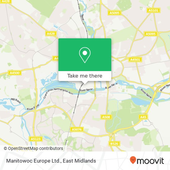 Manitowoc Europe Ltd. map