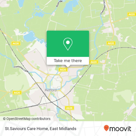 St.Saviours Care Home map