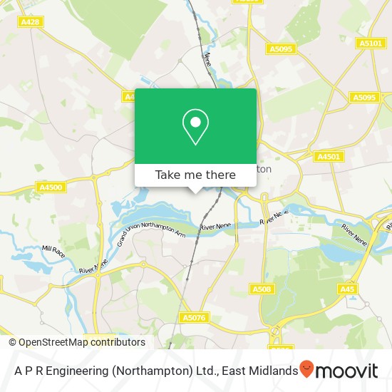 A P R Engineering (Northampton) Ltd. map