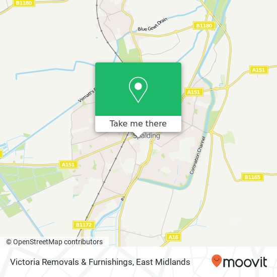 Victoria Removals & Furnishings map